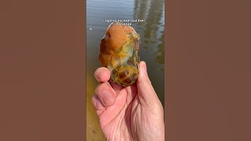 I found a huge gemstone by the river!! #crystals #gemstones #opal #crystalsupplier
