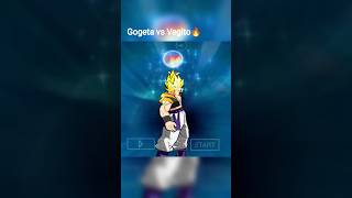 Gogeta vs Vegeta | PPSSPP | Perfect K.O | Dragon Ball Shin Budokai Another Road.  #dbz #ytshorts