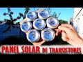 ❇️ Super idea 2020! ¡Panel solar hecho de transistores y latas de aluminio! Energía libre! ❇️