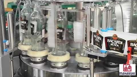MAHARSHI ROTARY LABELING MACHINE | HIGH SPEED LABELING | LABELLER | LABELING WITH BOTTLE ORIENTATION
