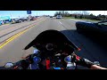 2009 GSXR 600 quick shifter sound! Normal cruising trough the streets