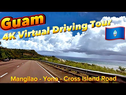 Mangilao - Yona - Cross Island Road GUAM 🇬🇺 4K Virtual Driving Tour