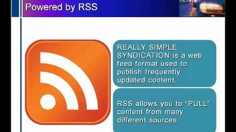The Power & Marketing of RSS Feeds in Real Estate part 1 of 2