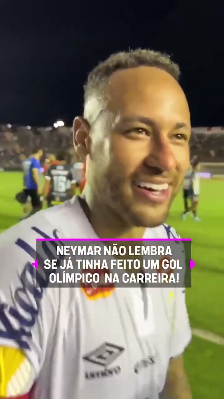 O NEYMAR NEM LEMBRAVA SE JÁ TINHA FEITO ALGUM GOL OLÍMPICO! ? #shorts