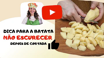 Pode comer batatas escuras?