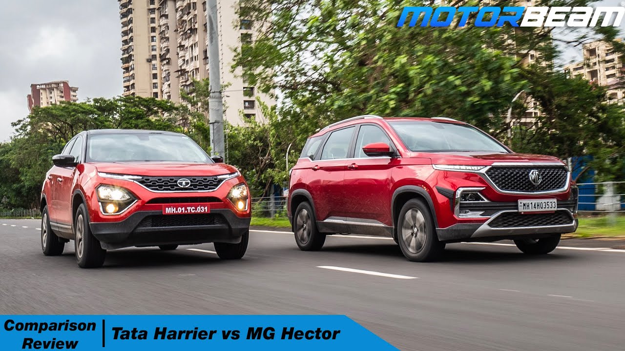 Tata Harrier vs MG Hector Comparison Review MotorBeam YouTube