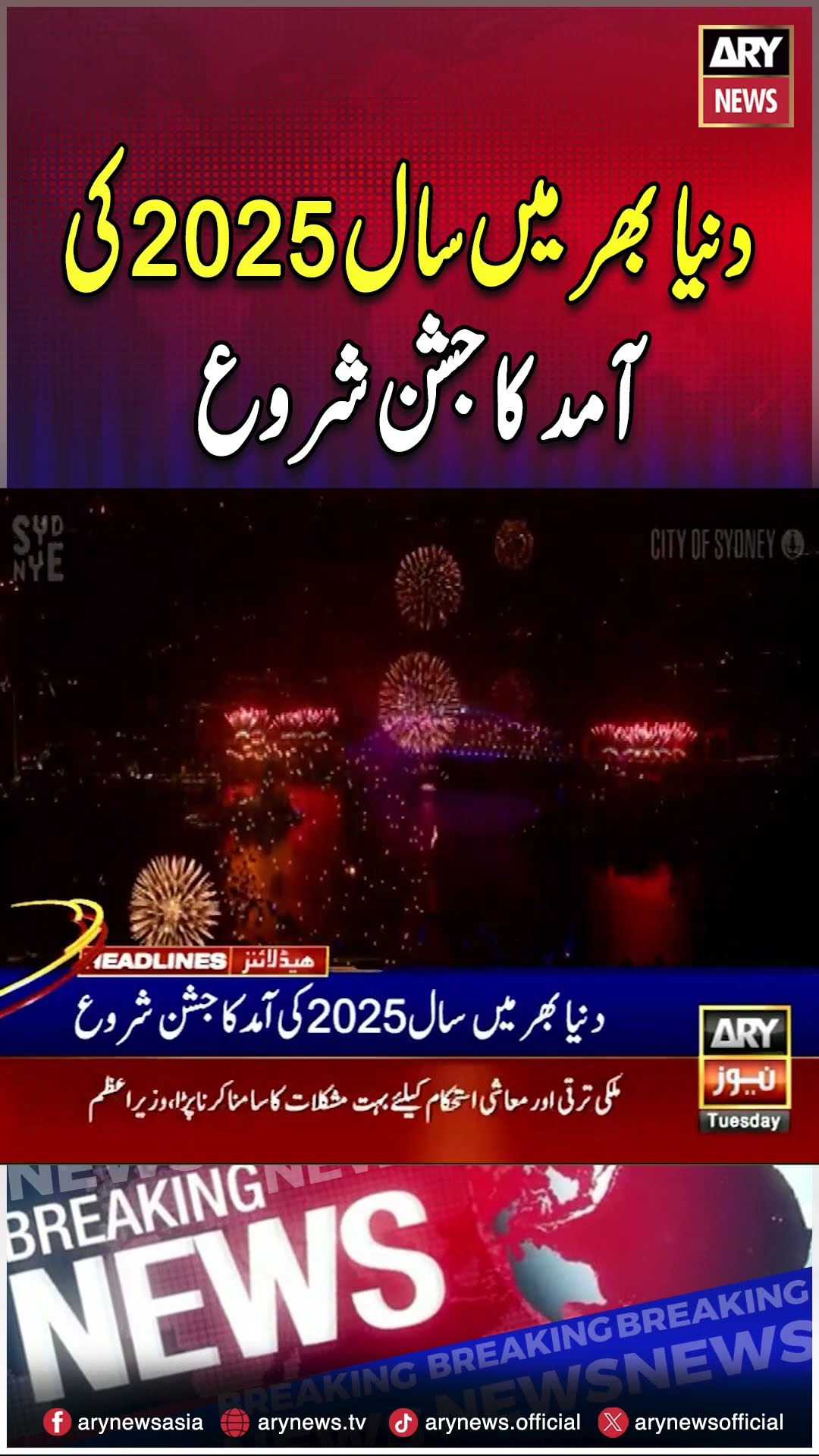 #newyear2025 #newyear #newyearcelebration2025 #arynews #youtubeshorts #shorts #reels