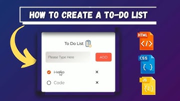 Creating a To-Do List with HTML, CSS, JavaScript | The Web Prodigy