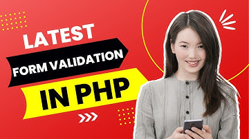 HTML Form Validation IN PHP Part-1