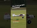 Wild Airplane landing! #new #aviation #rcplane