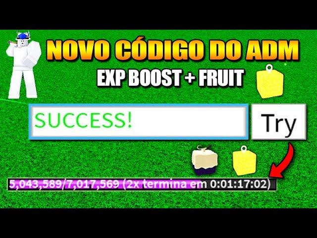 Código de Notificador de Frutas Grátis no Blox Fruits! ROBLOX