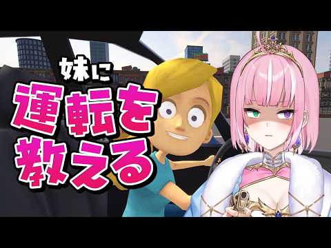 【妹に運転を教える】歩道が空いているではないか【姫乃桜みーあ】