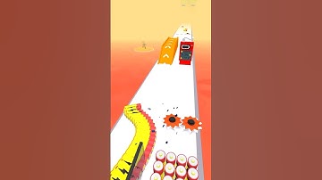 Battery run 3d hyper casual gameplay #shorts #batteryrun3d #gamingshorts