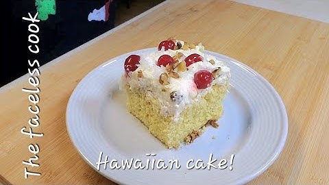 Hawaiian cake for the 4th of July!