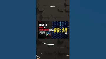 How to Make a Countdown Timer in DaVinci Resolve