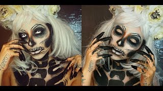 Distressed Skull| Bodypainting| Dehsonae