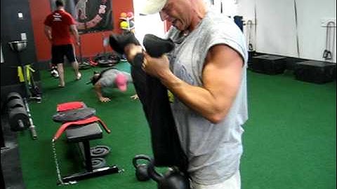 Kettlebell Towel Curls- TheRenegadeGym.com