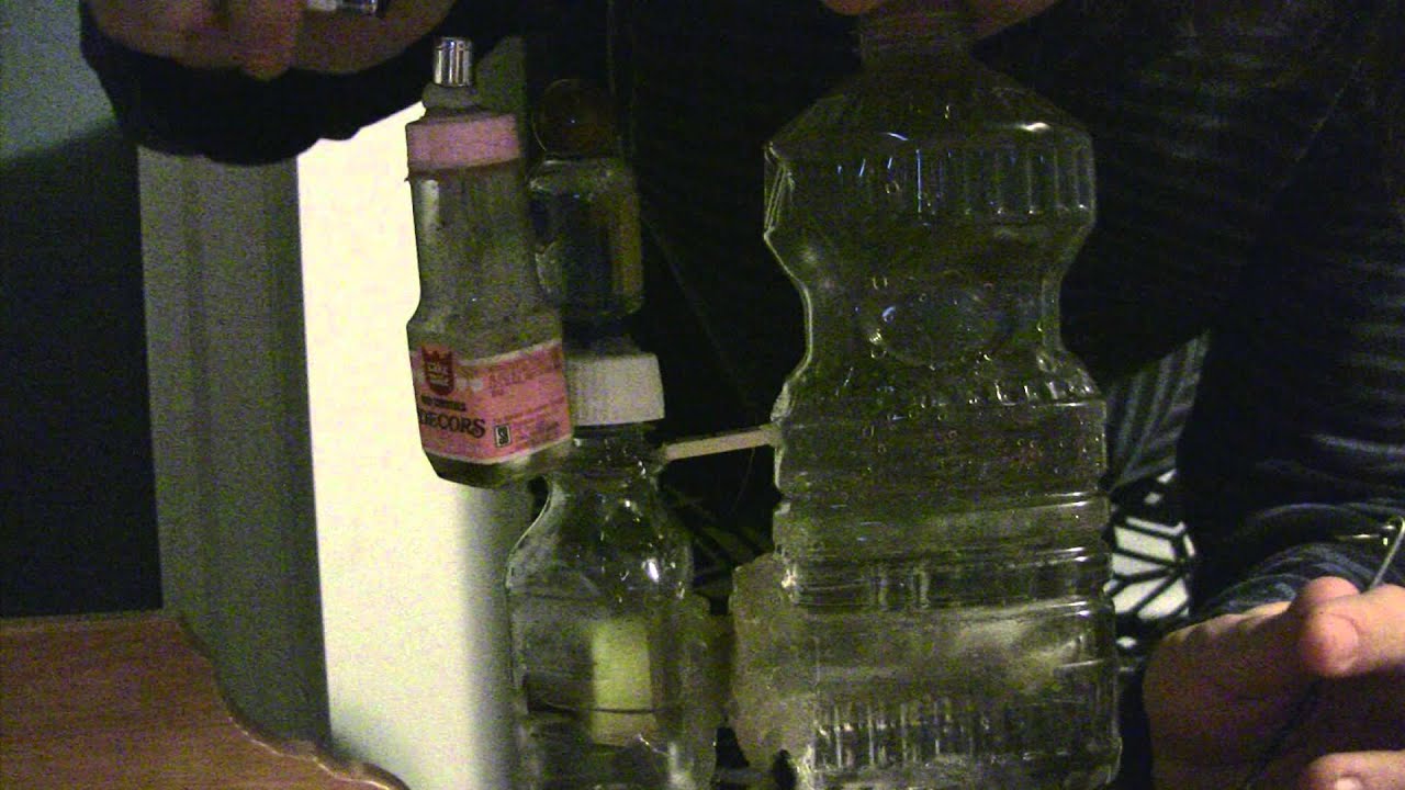 Homemade Dual Inline Bong w/ Percolated Ash Catcher