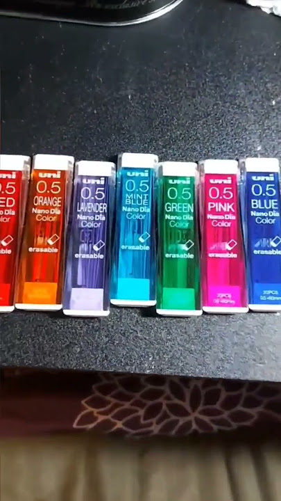 Coloured mechanical pencil lead