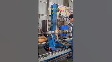 Phun phủ laser phục hồi trục ép phun D180 x 4800