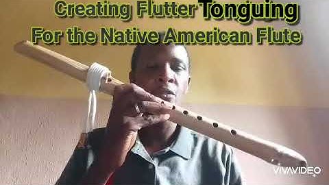 How to play flutter tonguing on the Native American Flute by Elvinoswoodwinds