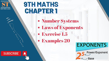 Number Systems | Chapter 1| Laws of Exponents for Real Numbers | Example 20 of Ex 1.5 | CBSE IX Math