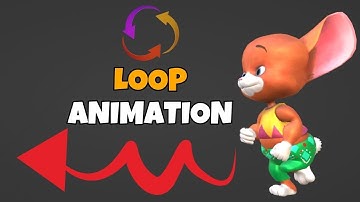 Create an Infinite Mixamo Cyclic-Animation | Loop Animation in Blender