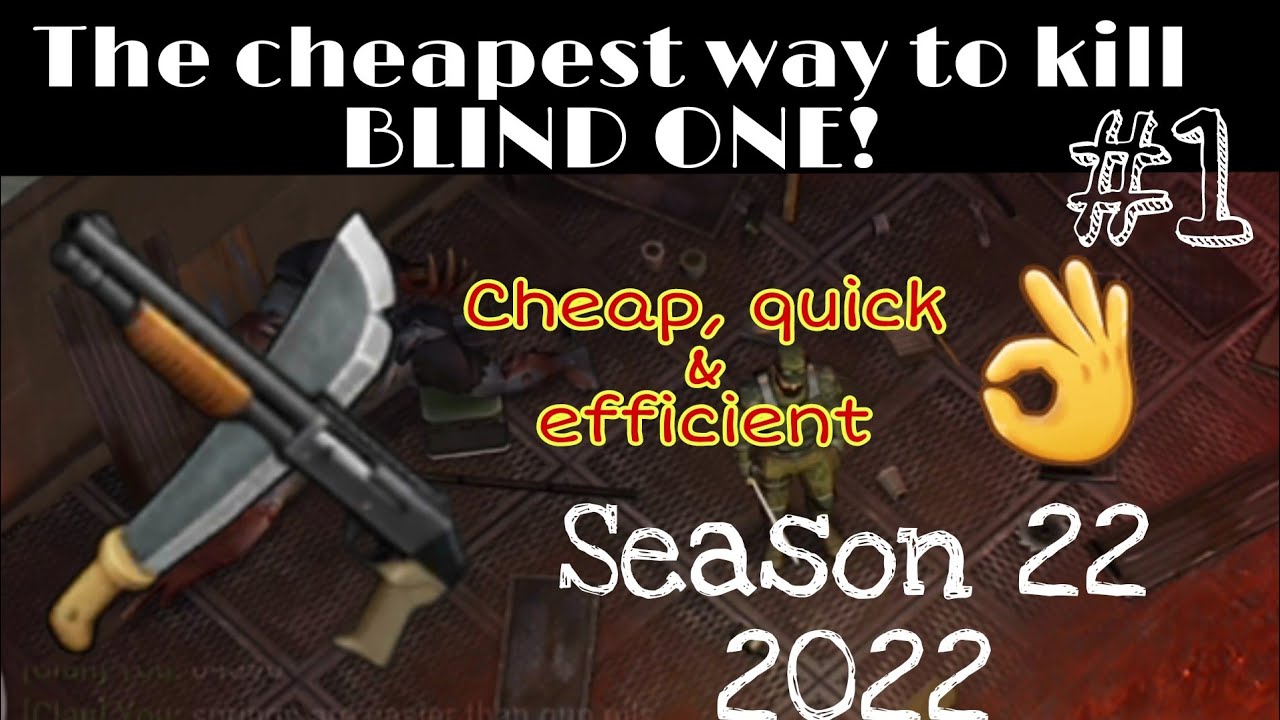 The cheapest way to kill blind one-part1| Last Day On Earth: Survival - LDOE | season 22 (2022)
