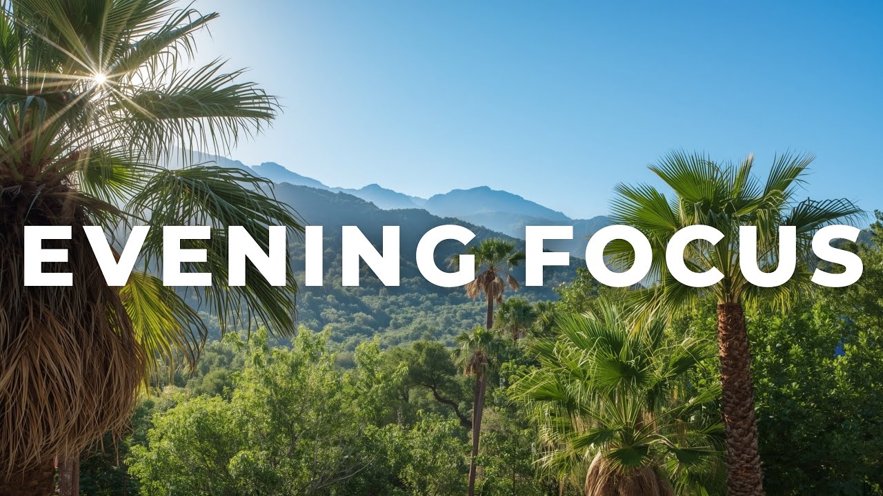 Evening Focus Music | Chill House Handpan for Creative Work