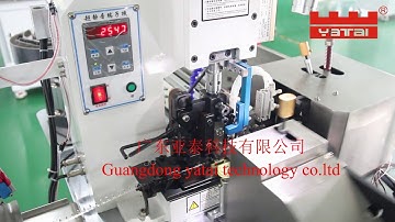 automatic crimping machine with housing insert