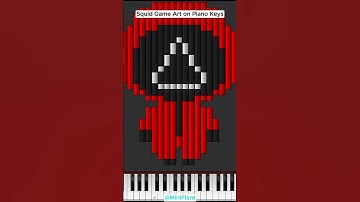 Squid Game Art on Piano Keys #shortvideo #shorts #squidgame #netflix