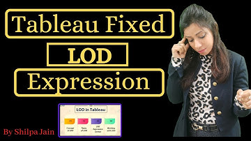 Tableau Fixed LOD Expression in Hindi | Tableau Level of Detail Tutorial | Level of Detail Tableau