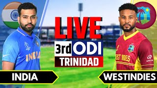 India vs West Indies 3rd ODI Live Score & Commentary | IND vs WI Live Score & Commentary, livescore