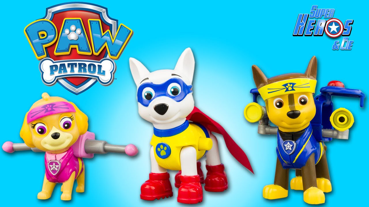 NEW Paw Patrol Apollo Super Pup Chase Sky Pup Fu Toy Review Patrulla de  Cachorros 4k 