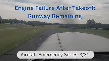 Airplane Emergency Series 3/31.  Engine Failure On Takeoff With Runway Remaining.  MayDay 3