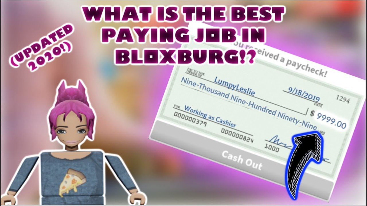 What job pays the most in Roblox Welcome to Bloxburg