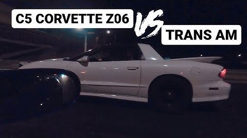 C5 CORVETTE Z06 VS TRANS AM