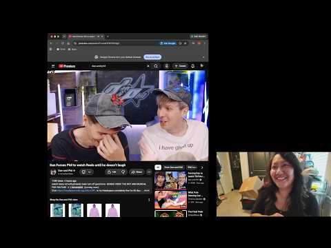 Jo Reacts to Forcing Dan to watch my Tiktok likes to laugh through the pain | Dan and Phil