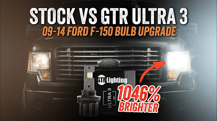 Brightest LED Headlight Bulbs EVER for 09–14 F-150? GTR Ultra 3 LED Is 1,046% Brighter!