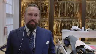 On Site in London Making a Bespoke Savile Row Suit with Anderson & Sheppard, Part I