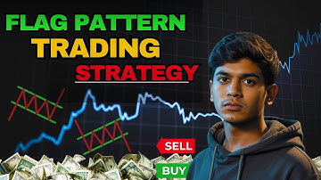 Flag Pattern Trading Strategy Explained in Hindi | Bullish & Bearish Flag Pattern with Live Chart