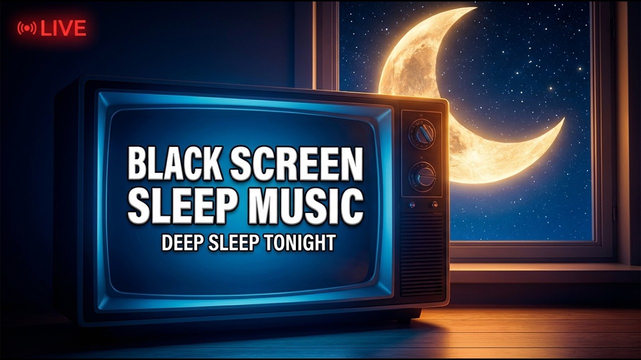 🔴 BLACK SCREEN Deep Sleep Music 🎵 8 Hours | Fall Asleep Fast | ASMR | Relaxing Instrumental