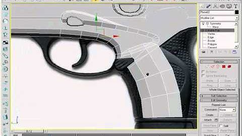 Beretta 9000 Modelling Tutorial - Part 3 (1 of 5) - Modelling Base (Continued)