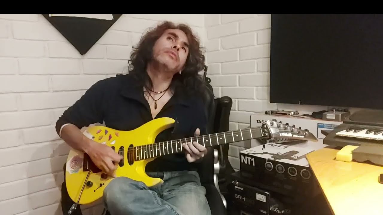 Marty Friedman - Tearful Confession ( Full Cover  por Nelson Navarro )