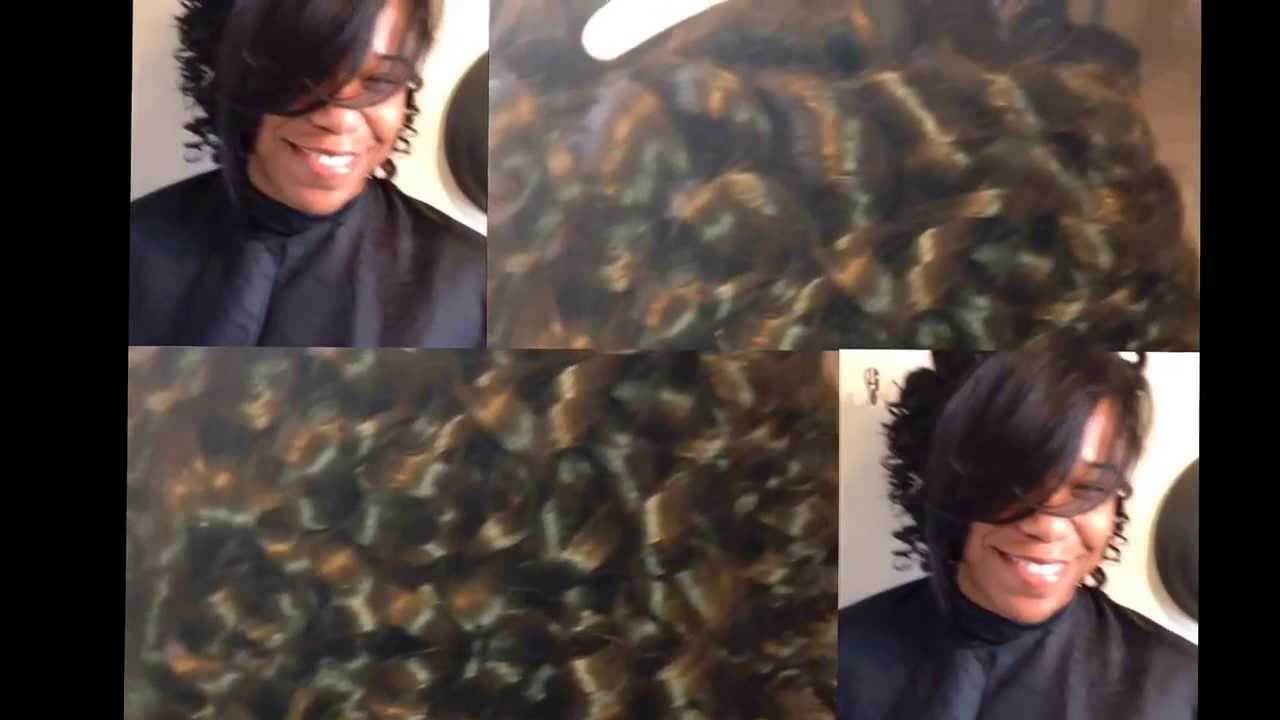 Sew-In Weave w/ wand curls