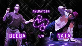 Beeba vs Nata  Animation 1/8 Illustration Illusion battle 2021