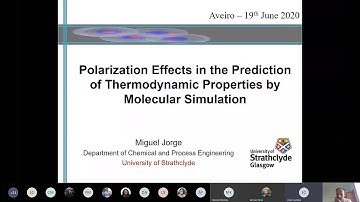 PAThlestra - Dr Miguel Jorge: Polarization effect in thermodynamic properties (Molecular Simulation)