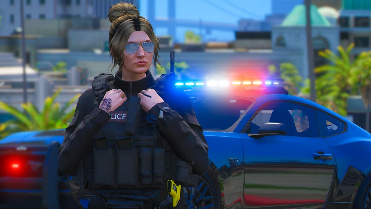 The Best Cop Stop Crime In GTA 5 Roleplay - YouTube