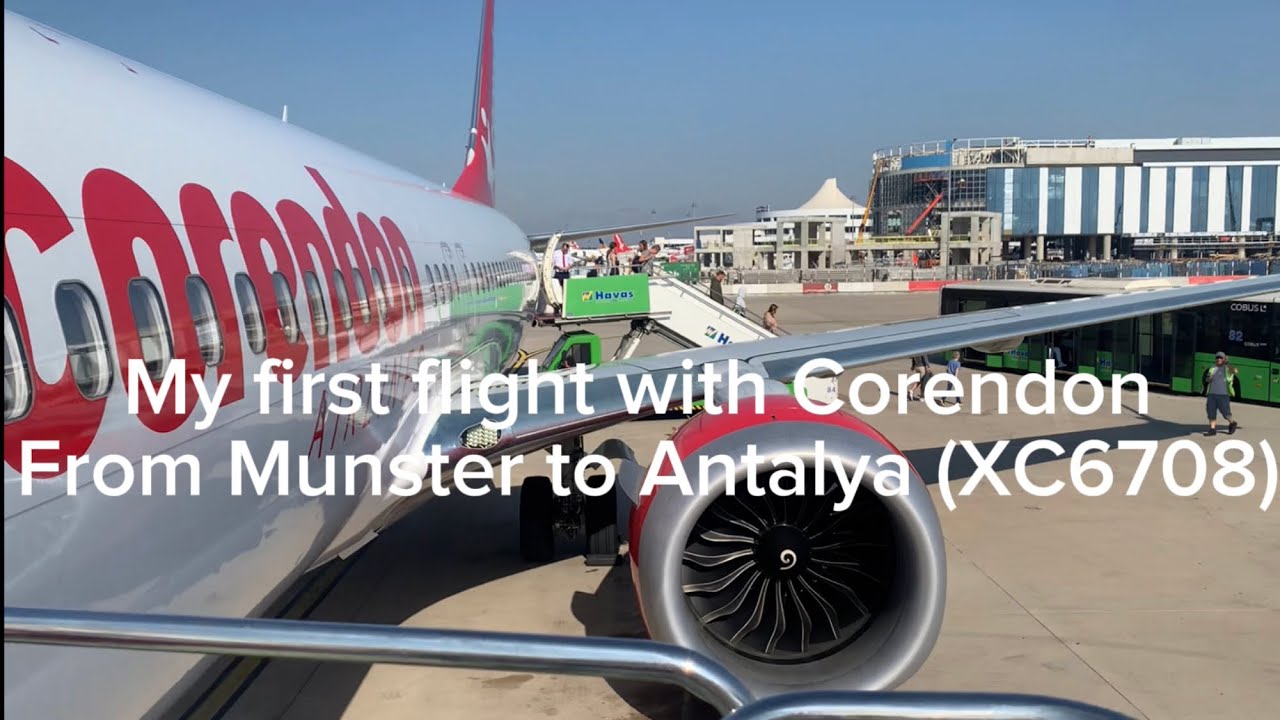 My first flight with Corendon Airlines