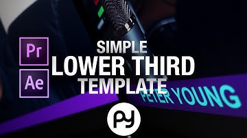 How to make a "Lower Third" Template in After Effects in under 10 Minutes